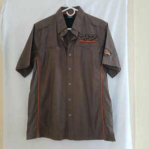 Harley Davidson Performance Short-sleeved Logo Shirt M Reg Fit